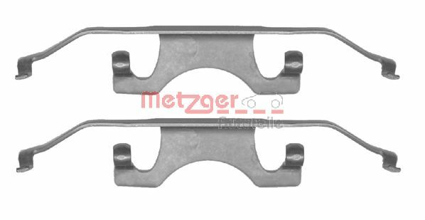 Комплектующие, колодки дискового тормоза - 109-1241 METZGER