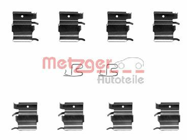 Kit accessori, Pastiglia freno - 109-1244 METZGER