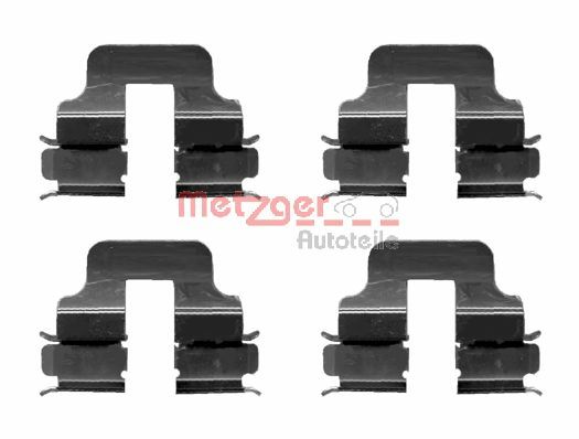 Kit accessori, Pastiglia freno - 109-1247 METZGER