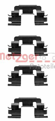 Accessory Kit, disc brake pad - 109-1249 METZGER