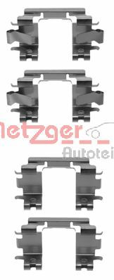 Accessory Kit, disc brake pad - 109-1257 METZGER