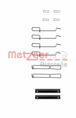 Комплектующие, колодки дискового тормоза - 109-1265 METZGER