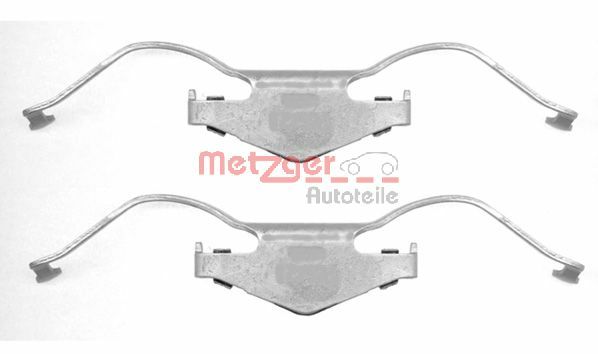 priedų komplektas, diskinių stabdžių trinkelės - 109-1297 METZGER