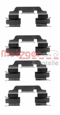 Kit accessori, Pastiglia freno - 109-1601 METZGER