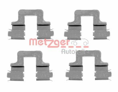 Kit accessori, Pastiglia freno - 109-1606 METZGER