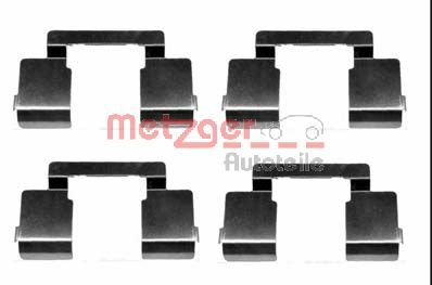 Kit accessori, Pastiglia freno - 109-1609 METZGER
