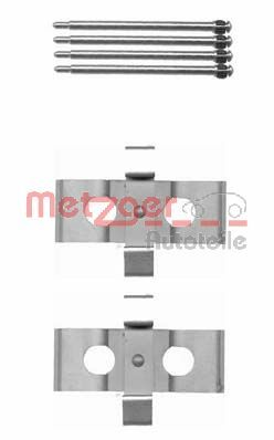 priedų komplektas, diskinių stabdžių trinkelės - 109-1635 METZGER