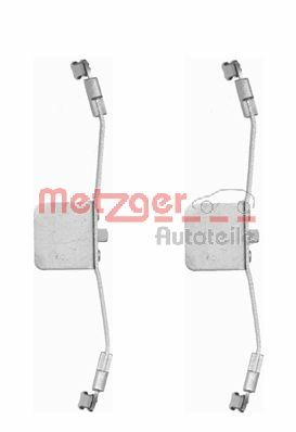 Kit accessori, Pastiglia freno - 109-1641 METZGER