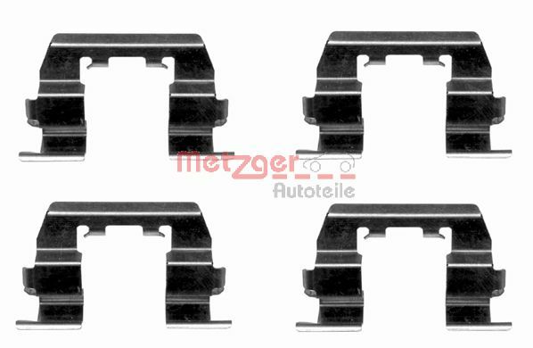 Kit accessori, Pastiglia freno - 109-1669 METZGER