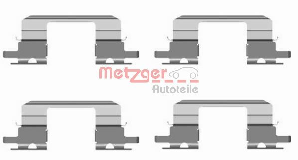 Accessory Kit, disc brake pad - 109-1672 METZGER