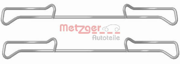Kit accessori, Pastiglia freno - 109-1678 METZGER