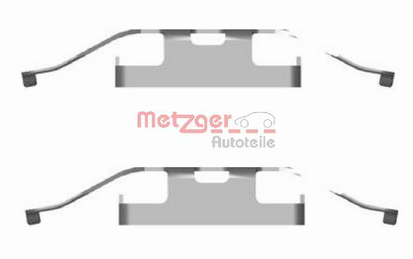 Accessory Kit, disc brake pad - 109-1682 METZGER