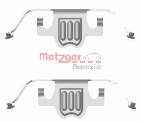 Accessory Kit, disc brake pad - 109-1695 METZGER