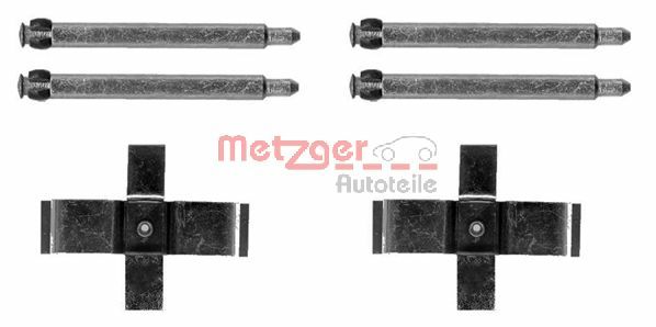 Accessory Kit, disc brake pad - 109-1713 METZGER
