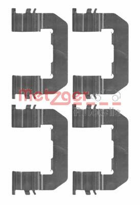 Kit accessori, Pastiglia freno - 109-1719 METZGER