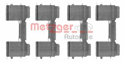 Kit accessori, Pastiglia freno - 109-1726 METZGER