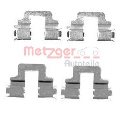 Kit accessori, Pastiglia freno - 109-1731 METZGER