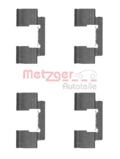 priedų komplektas, diskinių stabdžių trinkelės - 109-1732 METZGER