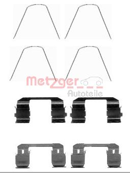 Accessory Kit, disc brake pad - 109-1743 METZGER