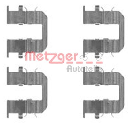 Kit accessori, Pastiglia freno - 109-1746 METZGER