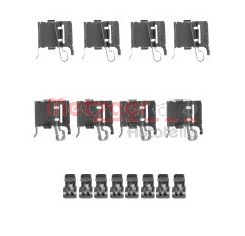 Kit accessori, Pastiglia freno - 109-1748 METZGER