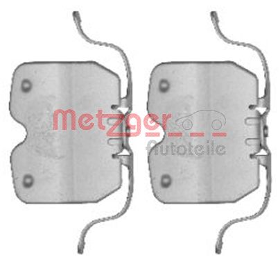 Kit accessori, Pastiglia freno - 109-1759 METZGER
