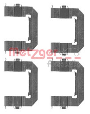 Kit accessori, Pastiglia freno - 109-1761 METZGER