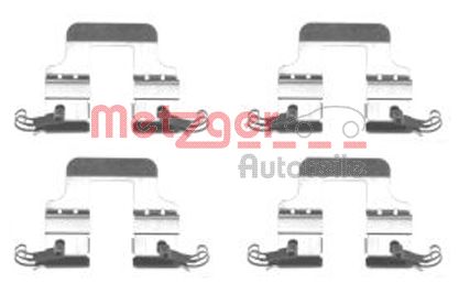 Kit accessori, Pastiglia freno - 109-1766 METZGER