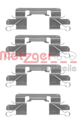 priedų komplektas, diskinių stabdžių trinkelės - 109-1769 METZGER