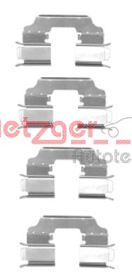 Accessory Kit, disc brake pad - 109-1770 METZGER