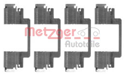 Kit accessori, Pastiglia freno - 109-1774 METZGER