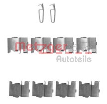 Kit accessori, Pastiglia freno - 109-1775 METZGER