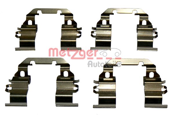 Kit accessori, Pastiglia freno - 109-1782 METZGER