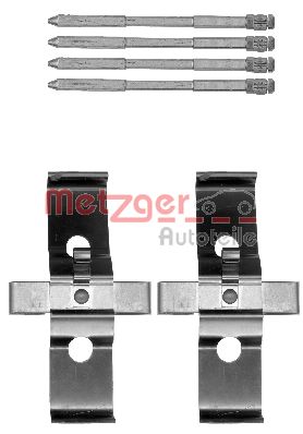 Kit accessori, Pastiglia freno - 109-1796 METZGER