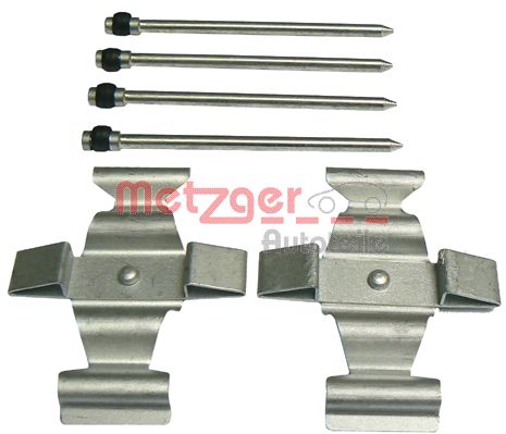 Kit accessori, Pastiglia freno - 109-1804 METZGER