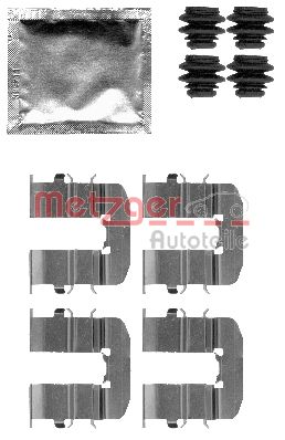 Kit accessori, Pastiglia freno - 109-1814 METZGER