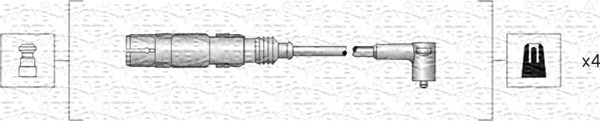 Kit cavi accensione - 941318111164 MAGNETI MARELLI