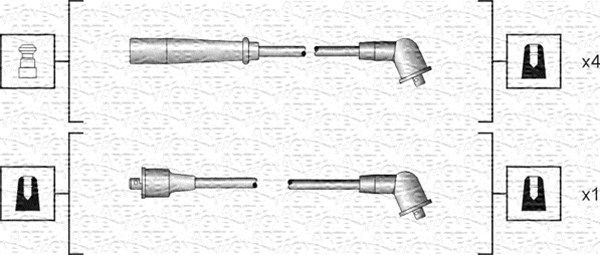 Ignition Cable Kit - 941318111185 MAGNETI MARELLI