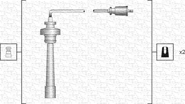 Ignition Cable Kit - 941318111192 MAGNETI MARELLI