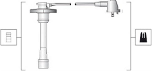Ignition Cable Kit - 941318111274 MAGNETI MARELLI
