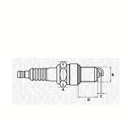 Candela accensione - 062000770304 MAGNETI MARELLI