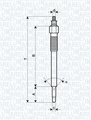 Glow Plug - 062900075304 MAGNETI MARELLI