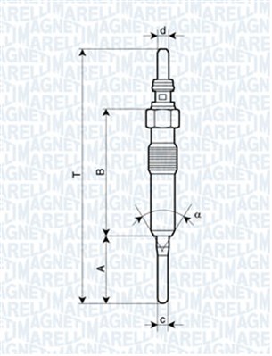Glow Plug - 062900087304 MAGNETI MARELLI