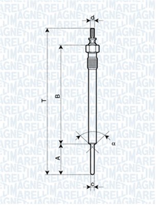 Glow Plug - 062900066304 MAGNETI MARELLI