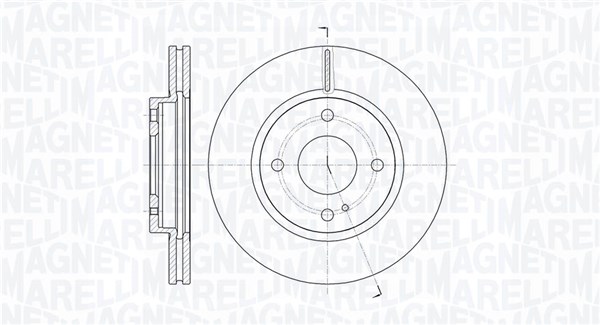 Brake Disc - 361302040108 MAGNETI MARELLI