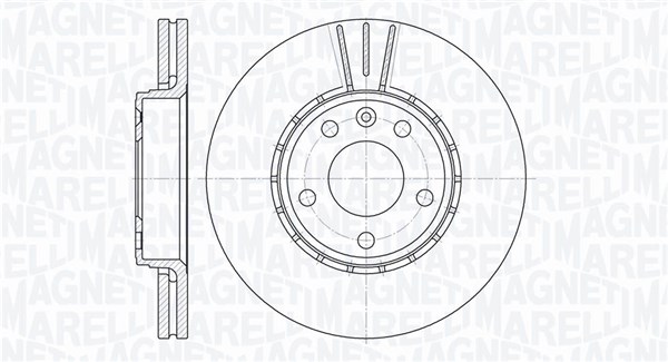 Brake Disc - 361302040164 MAGNETI MARELLI