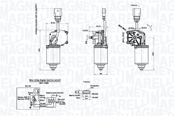 valytuvo variklis - 064053012010 MAGNETI MARELLI