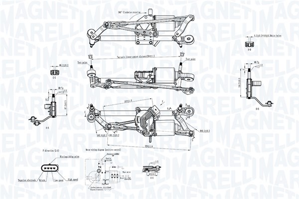 Window Wiper System - 064351702010 MAGNETI MARELLI