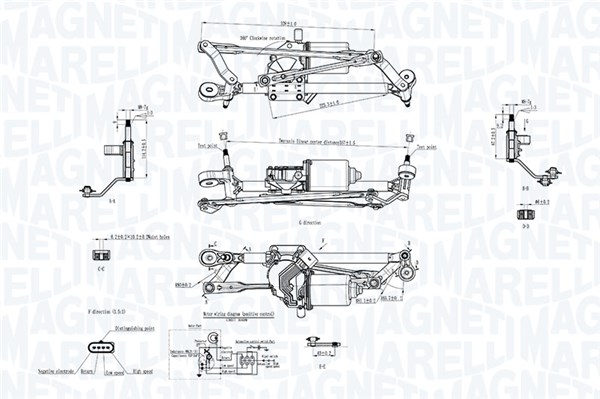 Window Wiper System - 064351746010 MAGNETI MARELLI