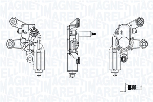 Motore tergicristallo - 064342004010 MAGNETI MARELLI